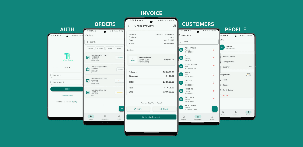 Tailor Assist - Android App